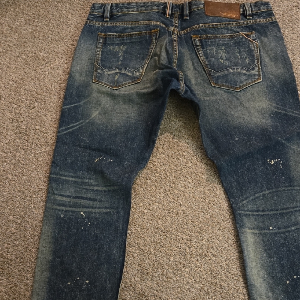 Cult of Individuality Faded Blue Distressed Jeans - Picture 2 of 3